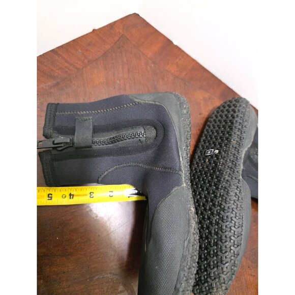 Neo Sport 3MM Neoprene Zippered Dive Ankle Boots For Water Sports Size 10 - Picture 8 of 11